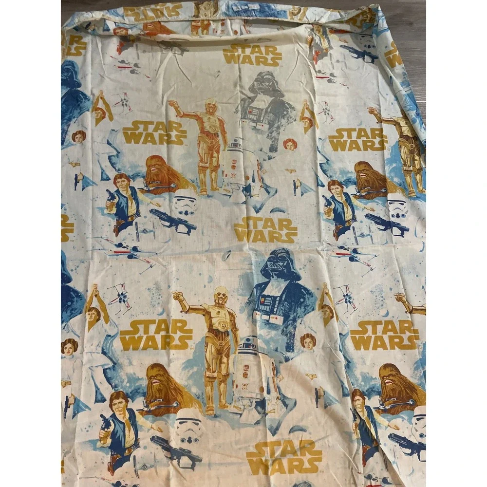 Star Wars A New Hope Twin Fitted Sheet 1977 Vintage Darth Vader Luke Leia R2-D2